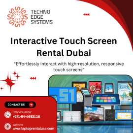 Effective and Interactive Touchscreen Rental Dubai, Dubai