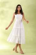 White Sleeveless Summer Dress at Gillori, Rp 2,339