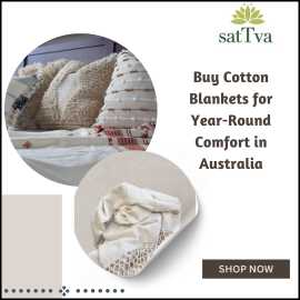 Buy Cotton Blankets for Year-Round Comfort in Aust, ps 0