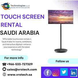 Benefits of Touch Screen Rentals in KSA, Riyadh