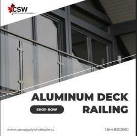 Aluminum Deck Railing - Stylish, Canadian Standard, $ 500