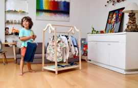 Stylish Children's Clothing Rack for Kids' Rooms, $ 0
