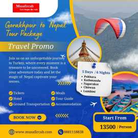 Gorakhpur to Nepal Tour Package, Gorakhpur