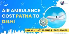  Air Ambulance Services from Patna to Delhi, Patna