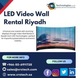 Top Uses of LED video Wall Rentals in Riyadh, Riyadh