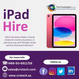 Top Reasons to Choose iPad Hire Temporary Use KSA, Riyadh
