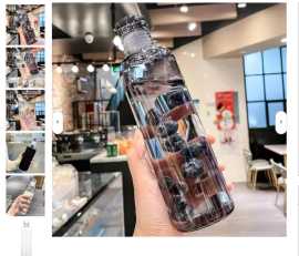 Newest Transparent With Time Scale Water Bottle, ps 12