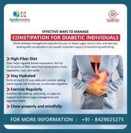 Tips to Manage Constipation for Diabetic Individua, Lucknow