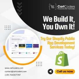 Top-notch Shopify Public App Development Services, Mississauga