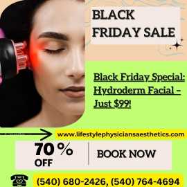Black Friday Special: Hydroderm Facial – Just $99!, Culpeper