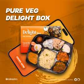 Order Pure Veg Delight Box through RailRestro !, ₹ 0