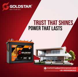 Leading Inverter Battery Supplier - GOLDSTAR , Ahmedabad
