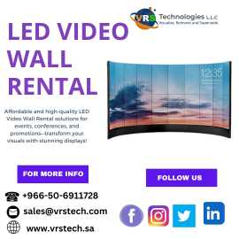 Top Uses of LED video Wall Rentals in KSA , Riyadh