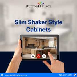 Modern Slim Shaker Style Cabinets, $ 6