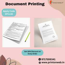 Who Offers Cost-Effective Document Printing India, Lucknow