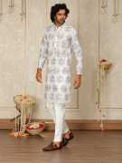 Shop On-Trend Embroidered Kurta Sets for Men, Delhi