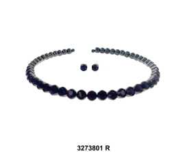 CZ Stones Chocker With Stud Set, $ 5