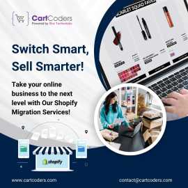 The Best Shopify Migration Services by CartCoders, Mississauga