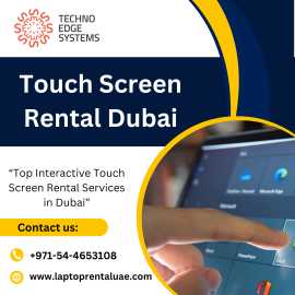 Touch Screen Rental in Dubai – Call +971-54-465310, Dubai