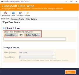 CubexSoft Data Wipe Tool, $ 29