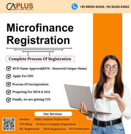 Simplify Microfinance Registration with CAPlus , Patna