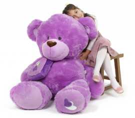Lavender Bear – A Charming Plush from Giant Teddy, $ 100