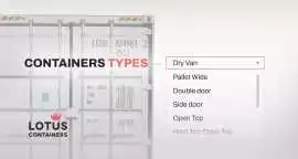 Types of shipping containers | LOTUS Containers, São Paulo
