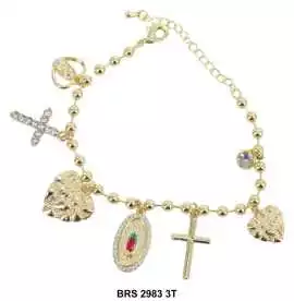 Guadalupe Heart Nugget Bracelet, $ 4