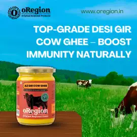 Top-Grade Desi Gir Cow Ghee – Boost Immunity, Wardha