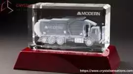 Recognition Solution with Custom Crystal Trophy, Buffalo