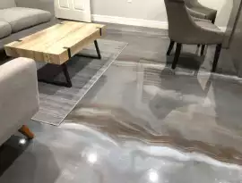 Transform Your Space with Metallic Epoxy Floor , San Diego