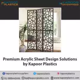 Premium Acrylic Sheet Design Solutions by Kapoor P, New Delhi