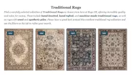 Traditional Rugs UK | Hand-Knotted & Oriental, £ 71