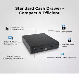 Standard Cash Drawer Price – Just $89.00 AUD, $ 89