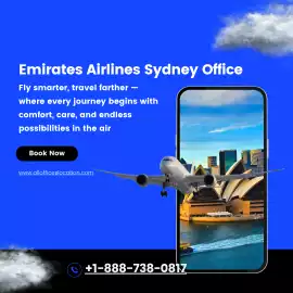 Emirates Airlines Sydney Office +1-888-738-0817, New York