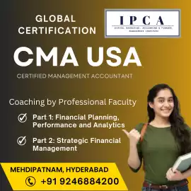 Start Your US CMA Journey with IPCA – Hyderabad’s , Hyderabad