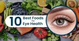 10 best foods for eye health, Noida