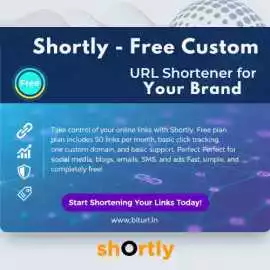 Shortly - Free Custom URL Shortener for Your Brand, Noida