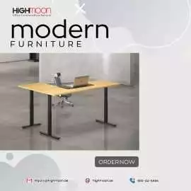 Get Height-Adjustable Office Desks UAE Delivered, Dubai