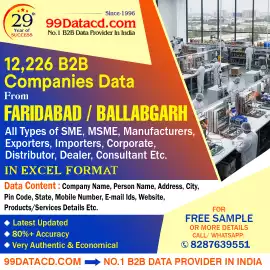 Download Faridabad Manufacturing Company List, Delhi
