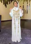 Elegant White Kaftan for Women – Mirraw Brand, Abbotsbury