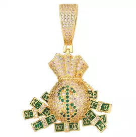 Money Bag Pendant, $ 15
