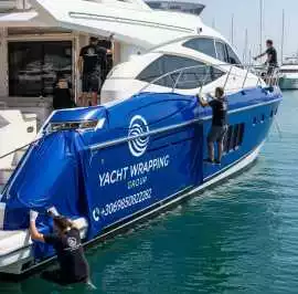 Premium Boat Detailing Services by Yacht Wrapping, Athens