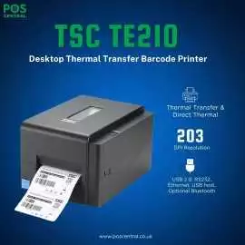 TSC TE210 Thermal Transfer Printer for High-Perfor, £ 245
