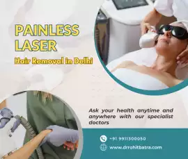 Painless Laser Hair Removal in Delhi by Expert, New Delhi