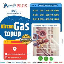 Aircon gas top-up, Bukit Timah