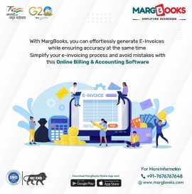 Effortless E-Invoicing: MargBooks Online Software, Noida