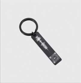 Music Sound Wave Keychain | Audio sound wave, $ 25