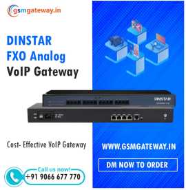 Dinstar 4 Port FXO VoIP Gateway, Delhi