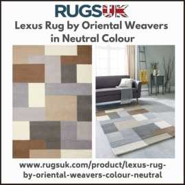 Lexus Rug by Oriental Weavers in Neutral Colour, ps 89